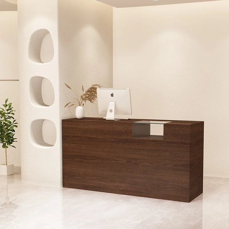 

Простая современная стойка регистрации, французская ретро-мода, стойка регистрации, магазин одежды, офисная мебель, стойка регистрации и стол YS40CC