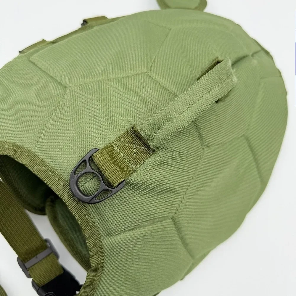 HLH Cute Turtle Shape Pet Life Jacket Portable Handle Adjustable Dog Safety Vest Reflective Life Preserver Dog Swimsuit
