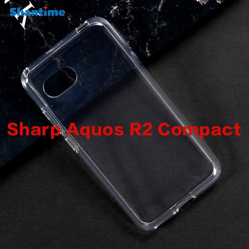 Case for Sharp Aquos R2 Compact TPU Shockproof Rubber Cover Protective Bumper Flexible Shell for Sharp Aquos R2 Compact