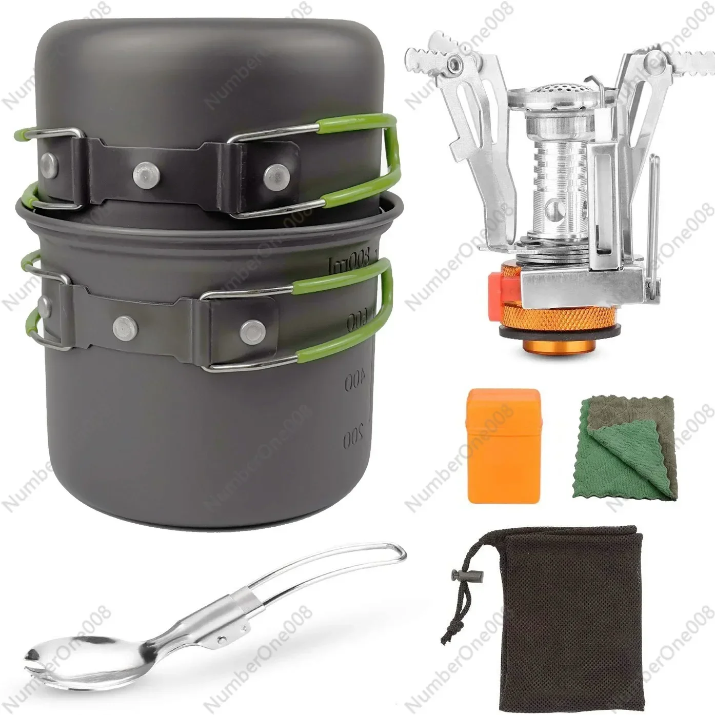 1-2 People Outdoor Pot Set/camping Pot Set/portable Combination