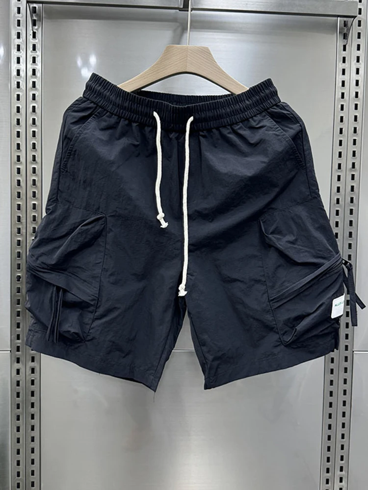 

Новые мужские повседневные брюки-карго 2026 года: тонкие, свободные, с широкими штанинами, на шнурке, для работы и отдыха, молодежные, модные, летние