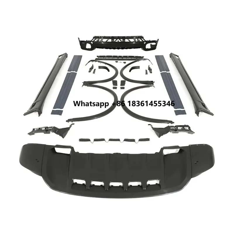 

2015-2017 Front Lip Rear Diffuser Side Skirts Rear Bumper Kit Upgrade GTS Style Bodykit 958.2