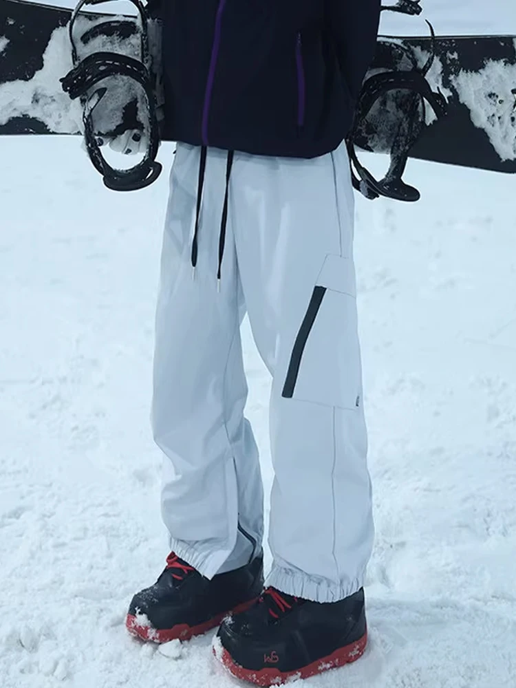 

Мужские сноубордические брюки Harbin с флисовой подкладкой, ветрозащитные, водонепроницаемые, повседневные, прямого кроя, со средней посадкой, рабочие, с прямым силуэтом штанин