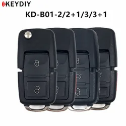 5 sztuk, KEYDIY KD900 B serii zdalnego sterowania B01-2 KD/2 + 1/3/3 + 1 dla VW kluczyk samochodowy KD-X2/KD-MAX klucz programujący KDMINI maszyna