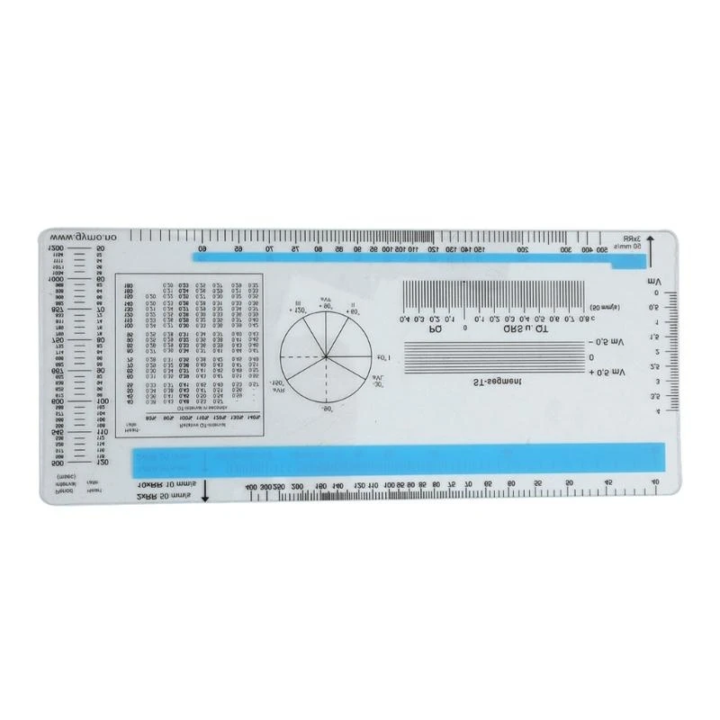 Ruler Student Pocket Reference Guide Electrocardiogram Ruler Cardiogram Transparent Soft Heart Rate Ruler