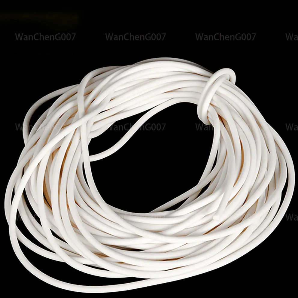 1M/5M/10M Foamed Silicone Rubber Seal Strip Silicon Sponge Cord Round Solid CNC Sealing Strip Dia.1/1.5/1.8/2/2.2/2.5/2.8/3-20mm