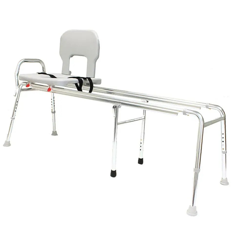 

ToilettoTub Transfer Bench with Cut Out Seat, FSA HSA Eligible Sliding Shower Chair for Elderly and Disabled, Height Adjustable