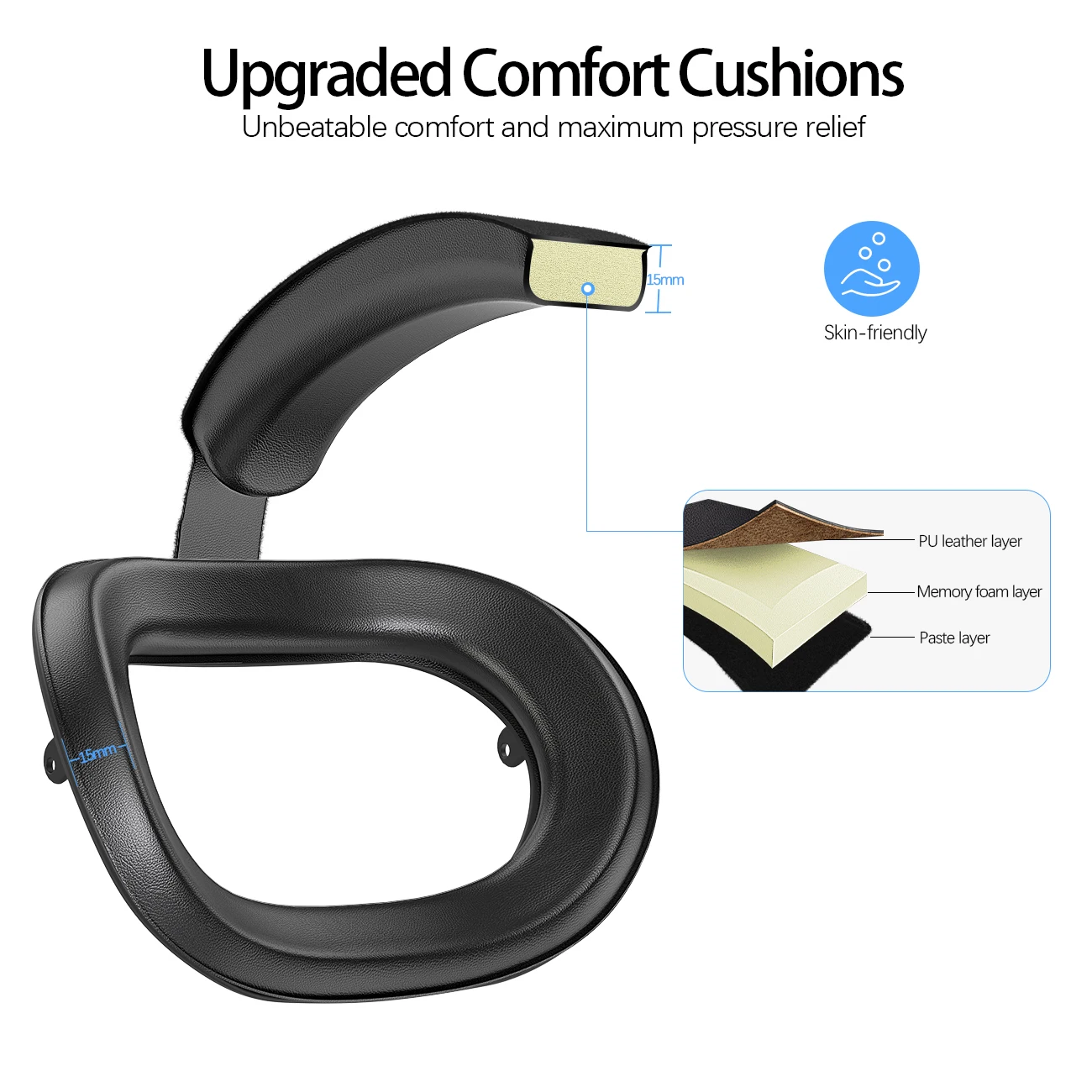 HUADAI New T2 Battery Head Strap Compatible with Oculus Quest 2 Elite Halo Strap 5200mAh Battery for Meta Quest2 VR Accessories