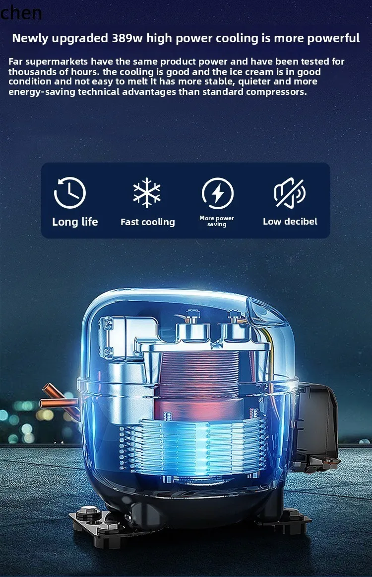 Vetrina per gelato ZML Piccolo congelatore per gelato commerciale da tavolo