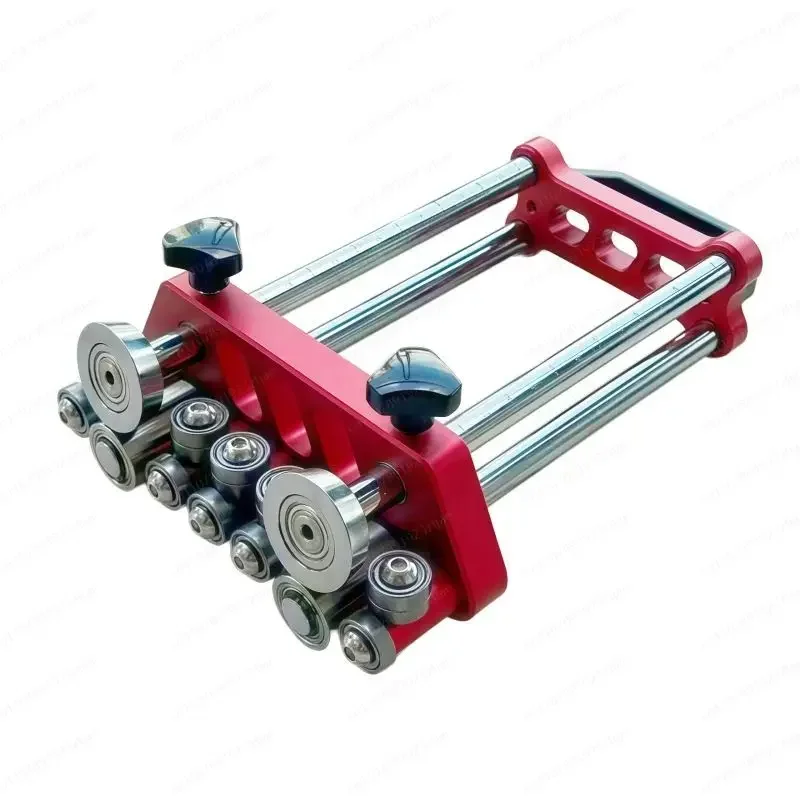 2 Station Metal Bender Roller Machine, 0-100° Sheet Metal Edge Folder for Roofing & Flashing