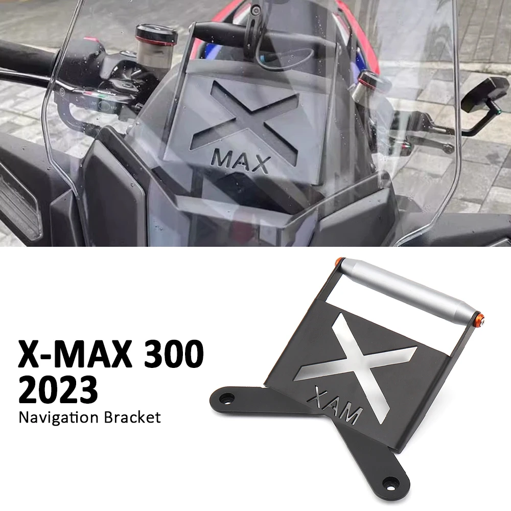 

New For YAMAHA X-MAX 300 X-MAX300 XMAX300 2025 2024 2023 Motorcycle Accessories 22mm GPS Mount Navigation Phone Holder Bracket
