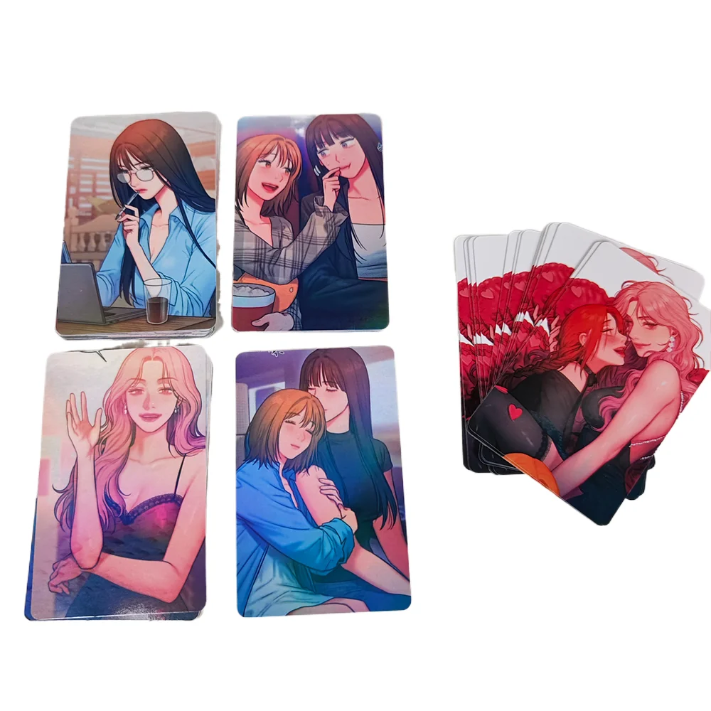 100 Pc/set Bad Thinking Diary Manga Lomo Card Album Comic Characters Photocard Fans Collection Cards