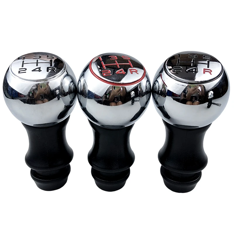 For Peugeot 307 308 408 206 207 301 3008 Elysee Stainless Steel Car Manual Gear Shift Knob VTS Sport Pen Lever Head