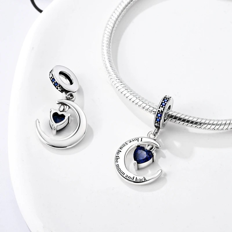925 Sterling Silver Charms Luminous Amor Esmalte Beads Fit Original Bracelet Pendants Diy Jewelry Gift Charm For Women
