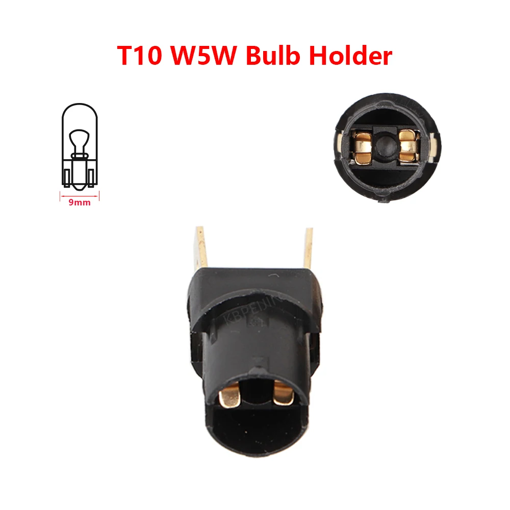 2x para vw santana 99 t10 w5w suporte de lâmpada lateral turn signal light soquete acessórios