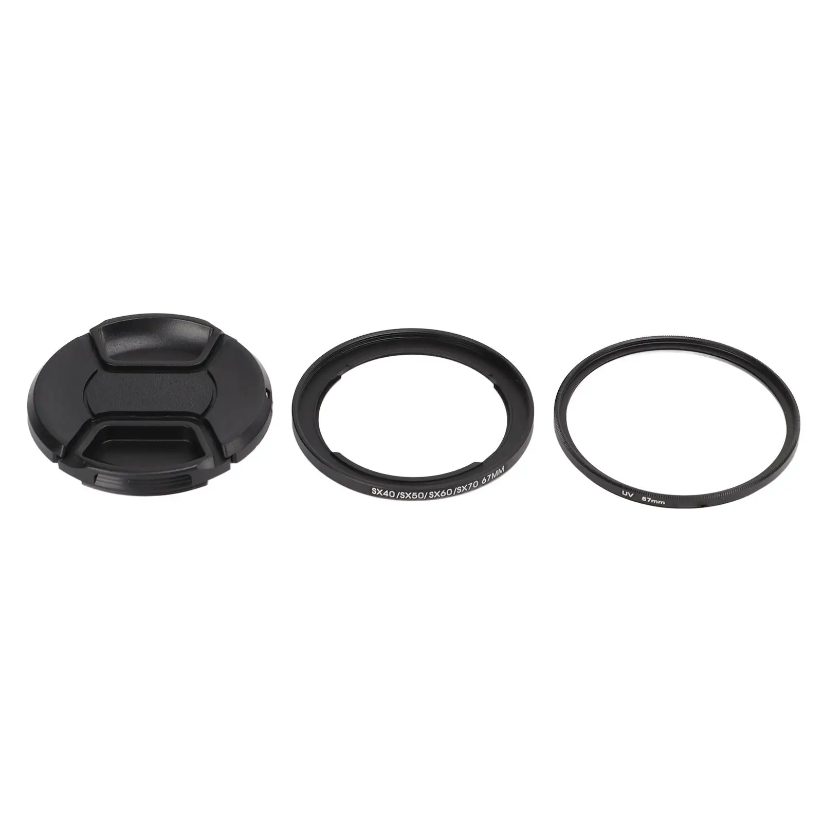 67mm UV Filter Lens Cap Light for Canon SX40 SX60 SX50 Camera