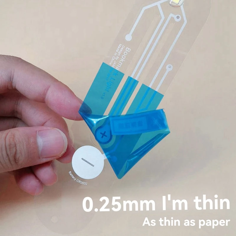 Portable LED Night Light Bookmark Ultra-Thin Curved Folding Mini LED Lamp For Reading Books,Magazines,Ereaders,And More