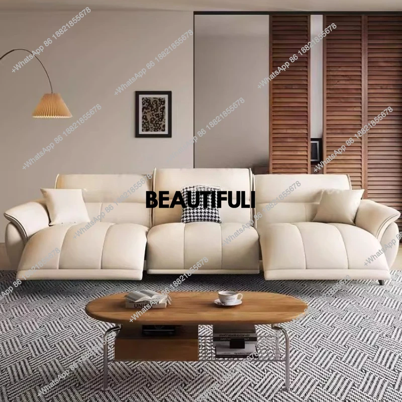

Luxury Modern Strong Electric Sofa Beige Loveseat Apartments Lounges Sofa Living Room Relax Designer Divano Soggiorno Furniture