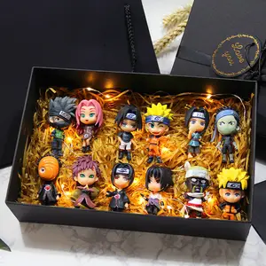 Naruto Sasuke Gaara Uchiha Madara Figure, 2 Style Personality Base Mini Sticks, 7-8cm, 6 pcs per lot 9 Main Sales Naruto Puzzle - №4