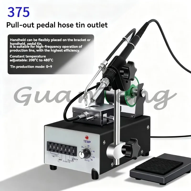 395 fully automatic welding station, 75W fast heating soldering iron