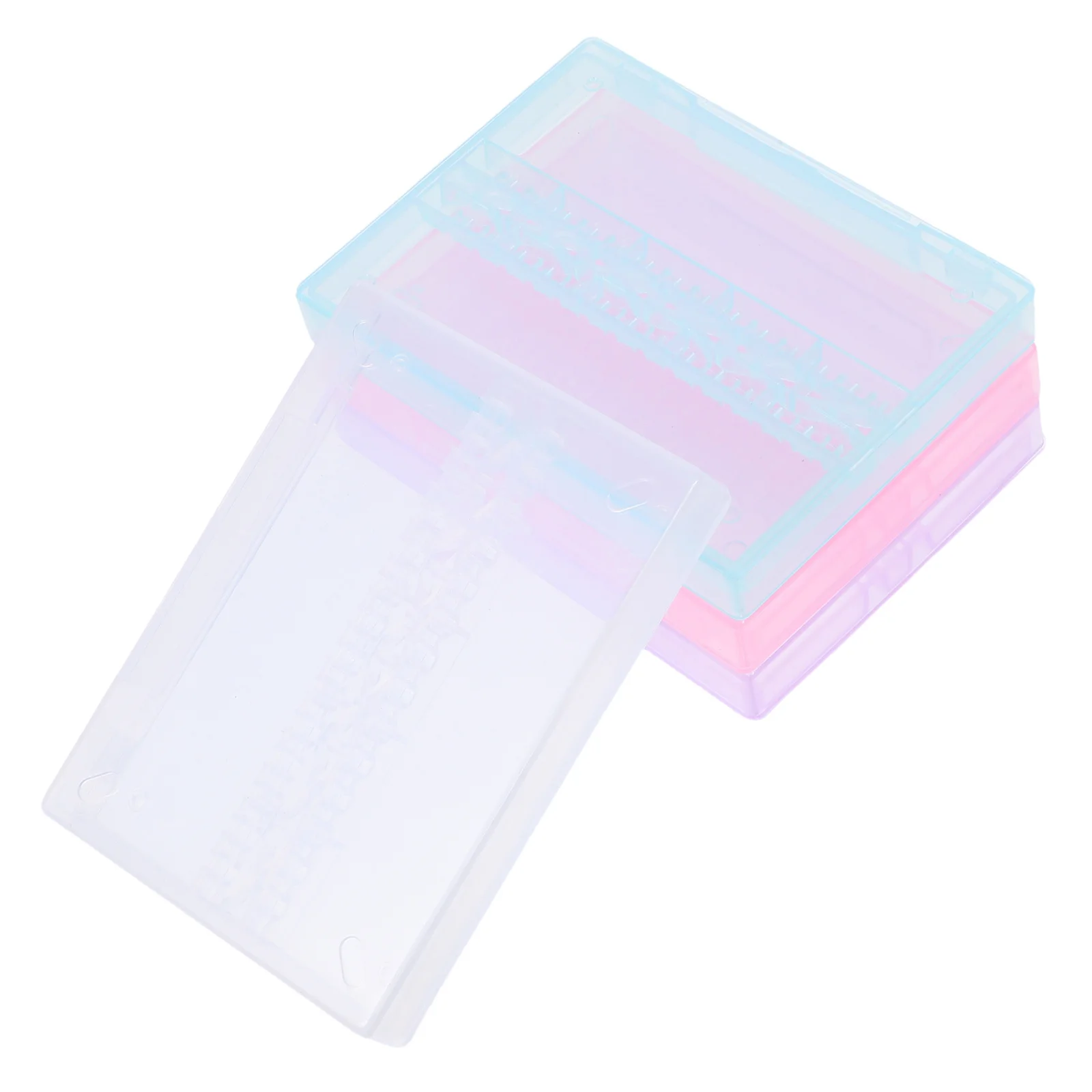 

4Pcs Nail Art Tool Boxes Professional Manicure Grinding Head Storage Organizer for Drill Bits Nail Salon Use Grinding Head Boxes