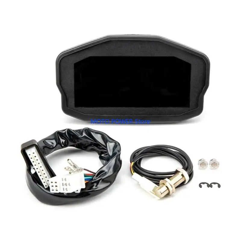 

G7ND Universal Motorcycles 14000RMP Speedometer Odometer Tachometer Motorbike Gauge