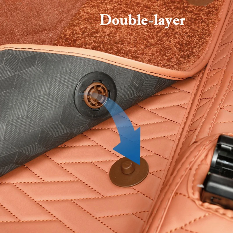 For BYD Sea Lion 07 EV 2024 2025 Fully Coverage Custom Floor Mat Car Interior Double-layer Carpet Protective Floor Mat Liners