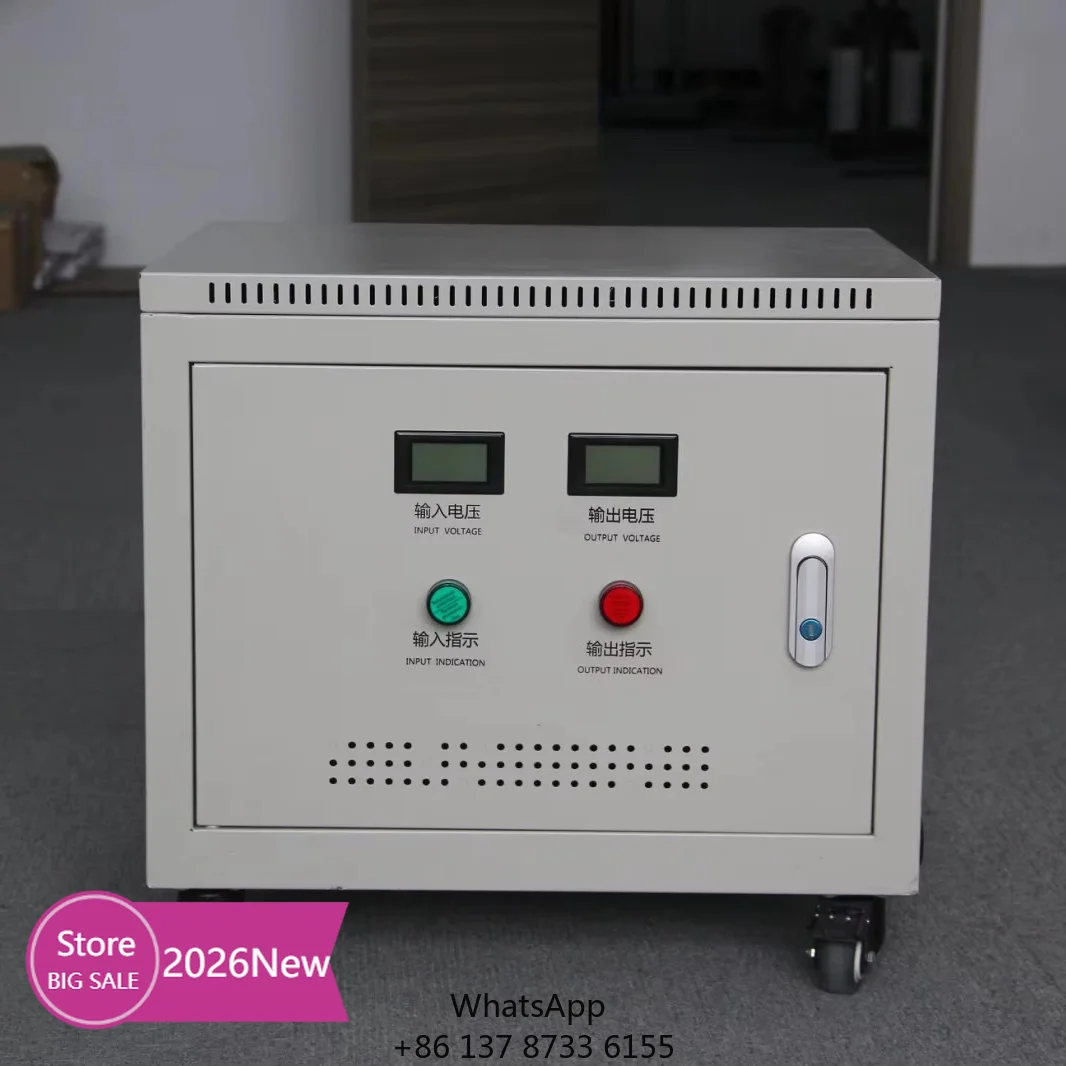 2026New 5kva 10kva 15kva 20kva 480v 440v 400v 380v 220v 3 Phase Step Up Step Down Transformer With Enclosure