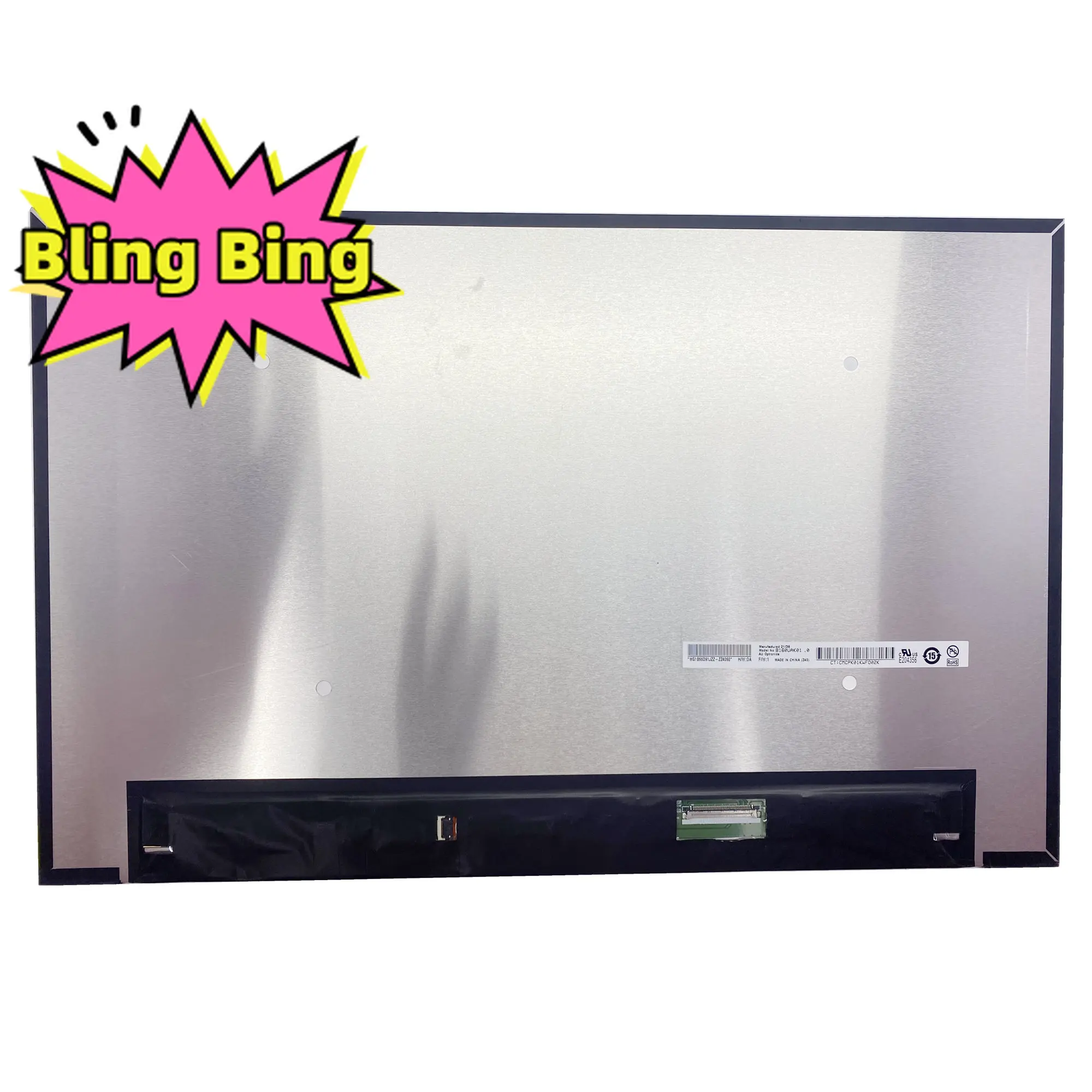 

B160UAK01.0 16' 1920×1200 LCD Screen Display Panel Laptop eDP