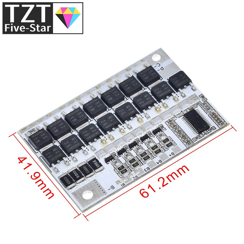 3s/4s/5s Bms 12v 16.8v 21v 3.7v 100a Li-ion Lmo Ternary Lithium Battery Protection Circuit Board Li-polymer Balance Charging