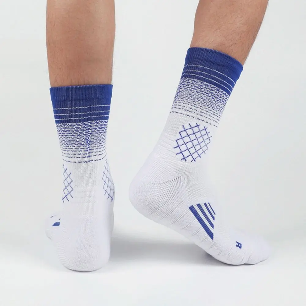 Fast-drying Sport Socks Breathable Fashion Middle Stockings Thickened Towel Bottom Basketball Football Socks Riding