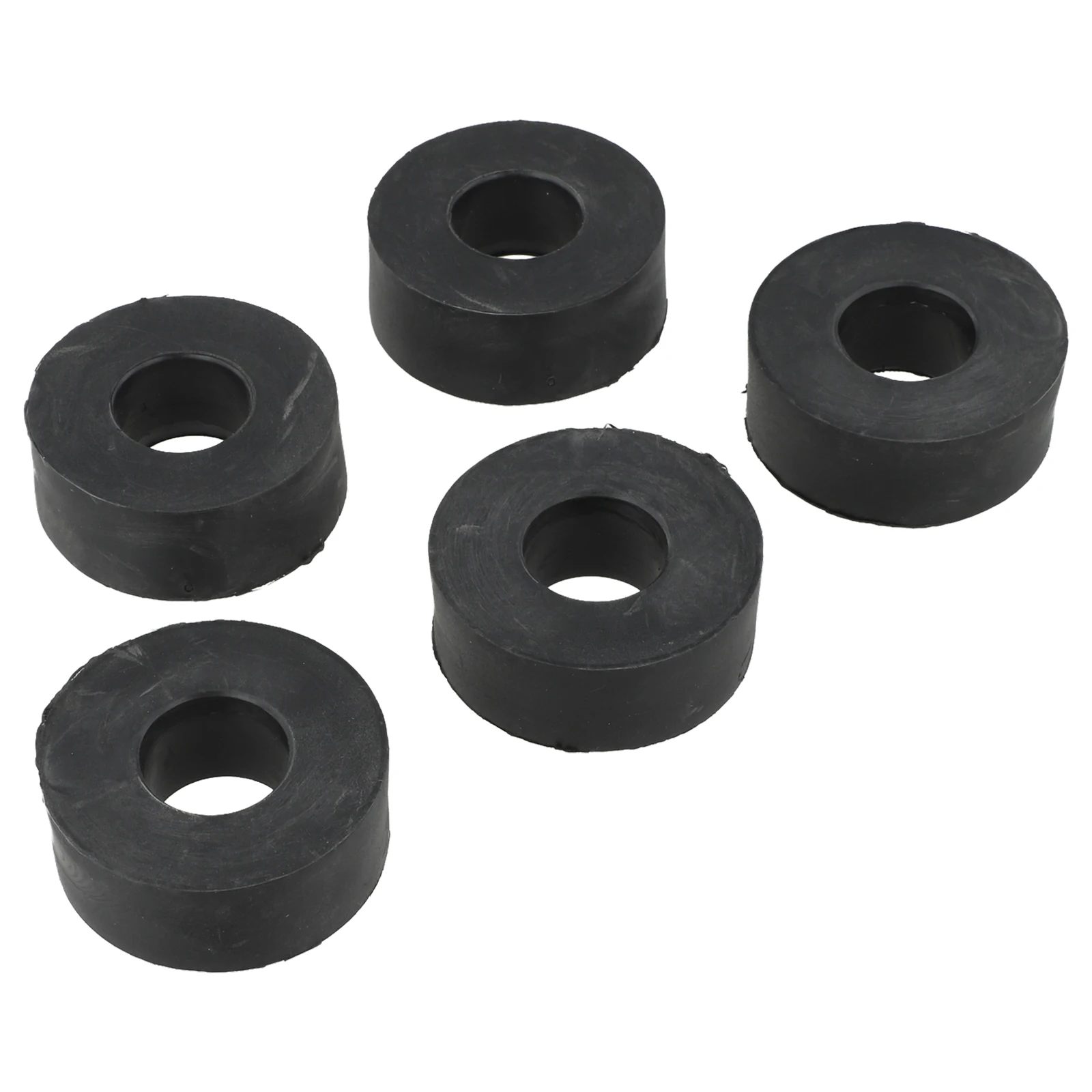 Pack of 5 Rubber Vibration Absorbing Feet Pads for Gym Machines and Fitness Equipment Protecting Floors from Damage