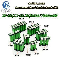 18650 MJ1 3S 4S 5S 6S 8S 3500mAh 7000mAh 20 Amps 7.4V 12.6V 14.8V 18V 25.2V Geet Screwdriver Battery Welding Battery