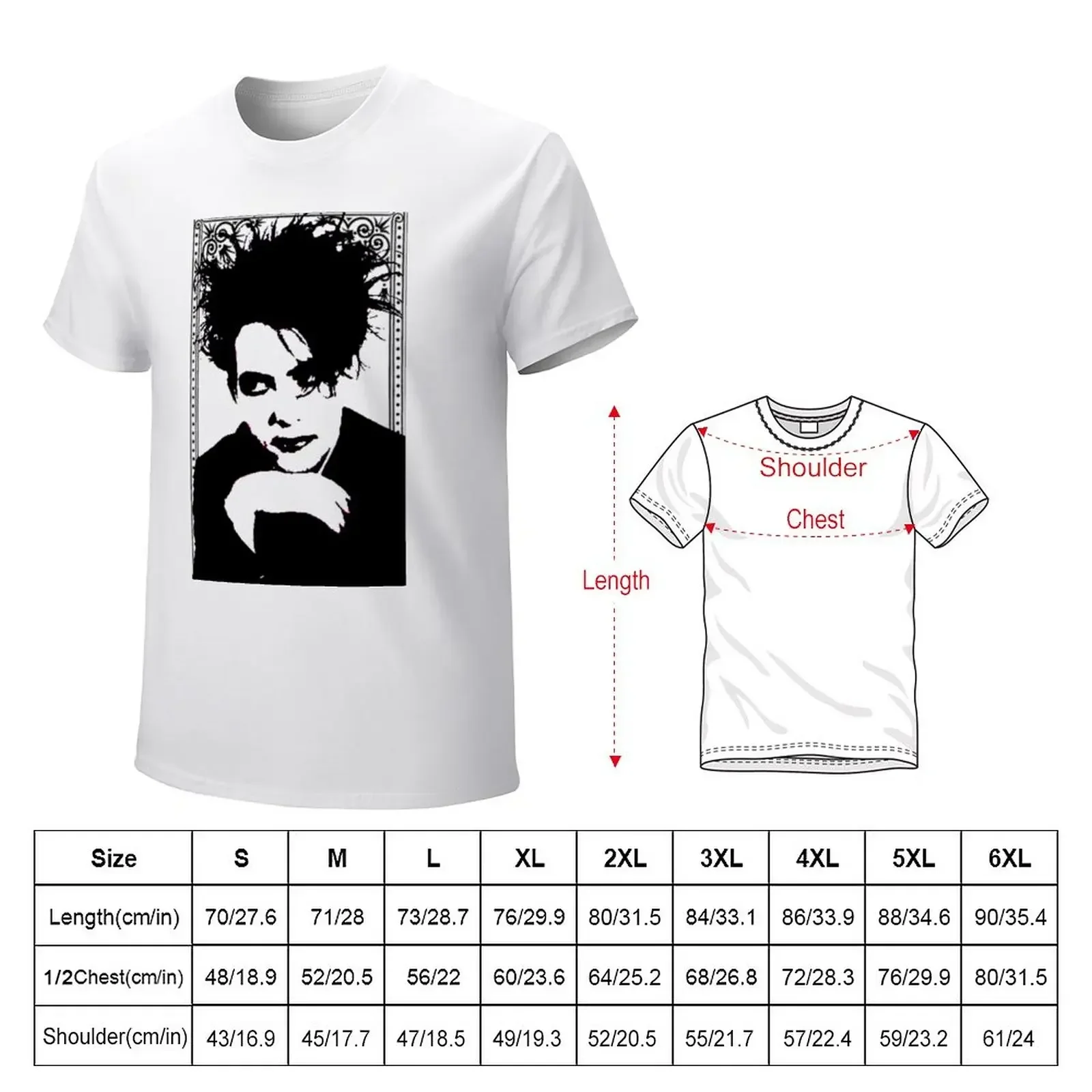 ROBERT SMITH T-Shirt quick drying tops blacks designer t shirt men