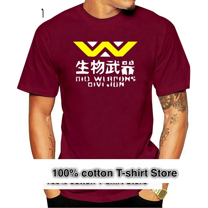 Weyland Yutani Corp Bio Weapon Division Fiorina 161 FURY Alien Black Men T-shirt 100% cotton men T shirt Women Tops tee