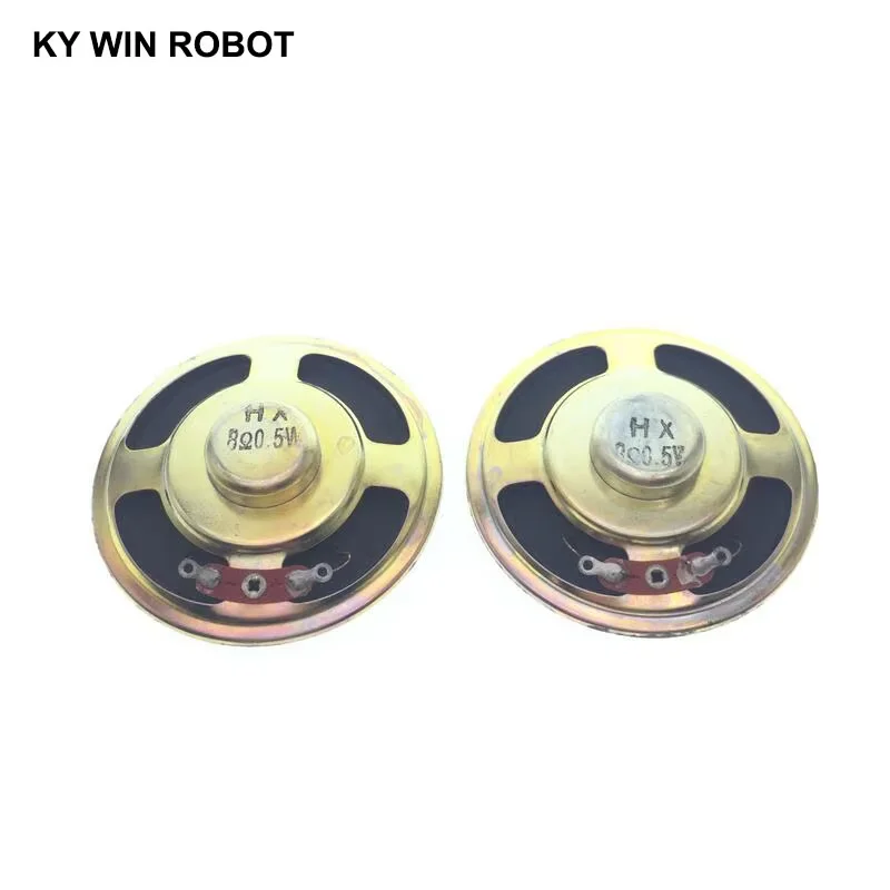 

2pcs/lot New Ultra-thin speaker 8 ohms 0.5 watt 0.5W 8R speaker Diameter 50MM 5CM thickness 13MM