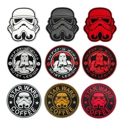 Star Wars, pvc soft rubber badge, Star Guard Imperial Soldier, Glue Velcro patch, anime accessories