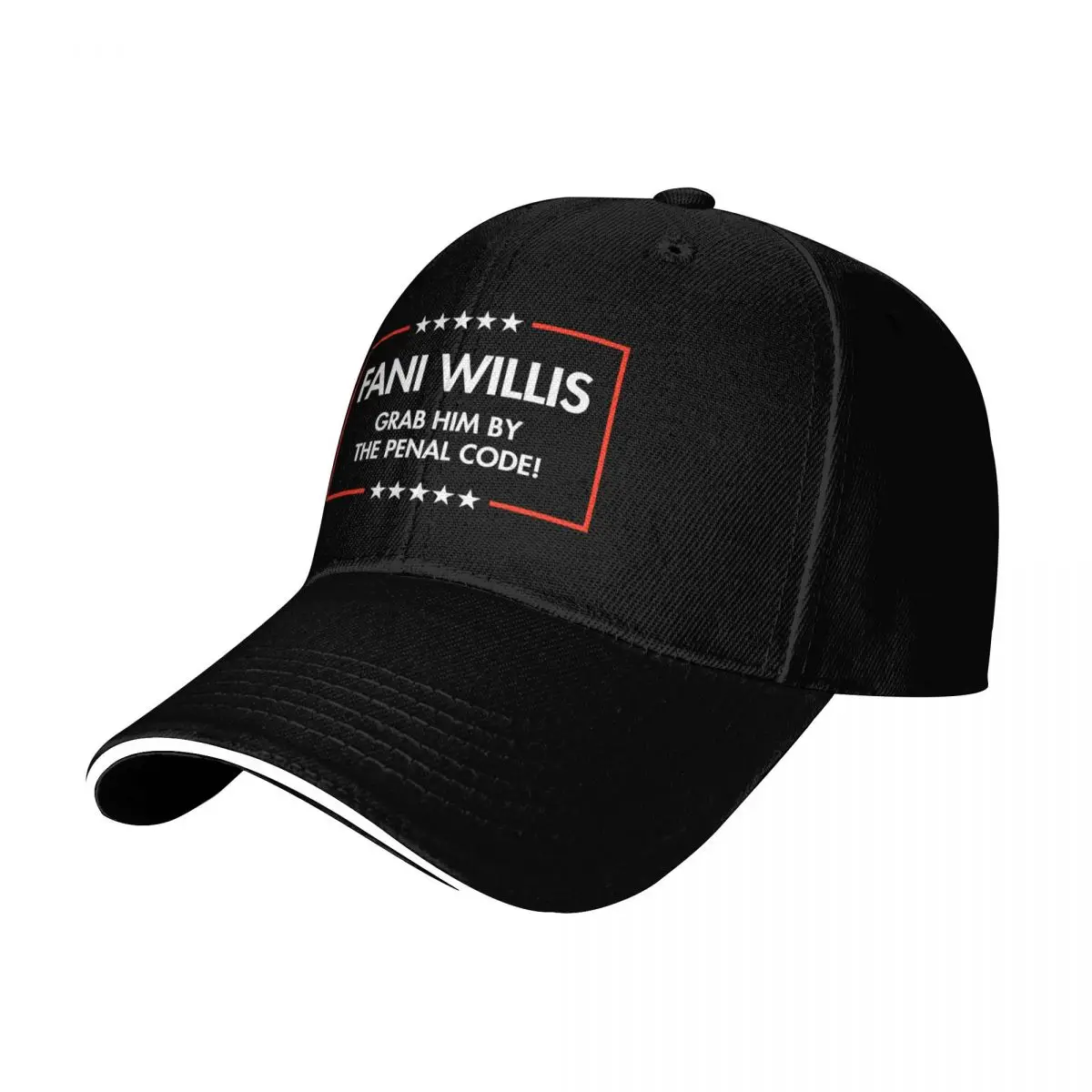 FANI WILLIS - Grab Him by the Penal Code (bold black) Baseball Cap Men Women Casual Summer Sport Sun Cap