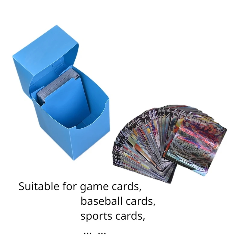 Deck Trading Cards Box for 100+ Game Baseball Card Storage Box Playing Card Carrying Case for Family Party Games Supplies