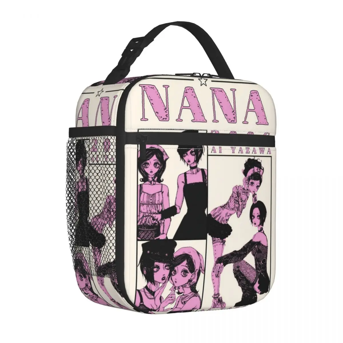 

Anime Nana Osaki Insulated Lunch Bags Thermal Lunch Container Portable Tote Lunch Box Food Handbags School Picnic