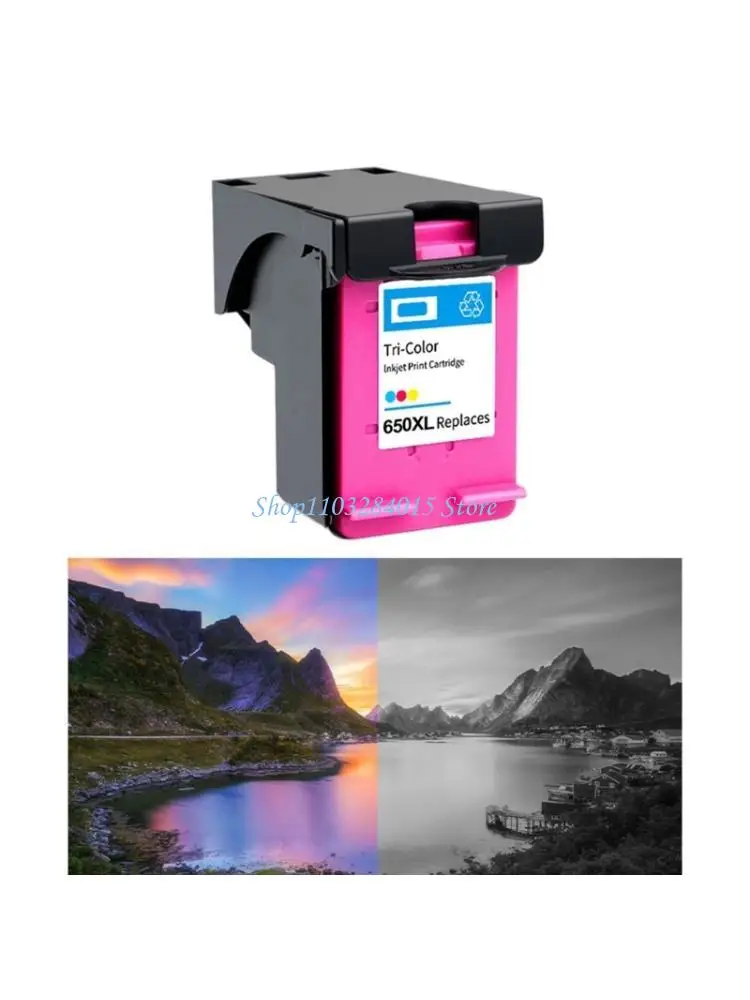 

Высокопроизводительный чернильный картридж R6FF 650XL работает с 650 Deskjet 1015 1515 2515 2545