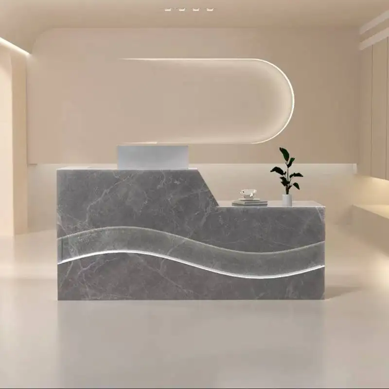 مكاتب الاستقبال لعيادة التخزين، تصميم الفنادق الفاخرة، مكاتب الاستقبال الحديثة، أثاث المطاعم الكلاسيكي Biurko Do Recepzion