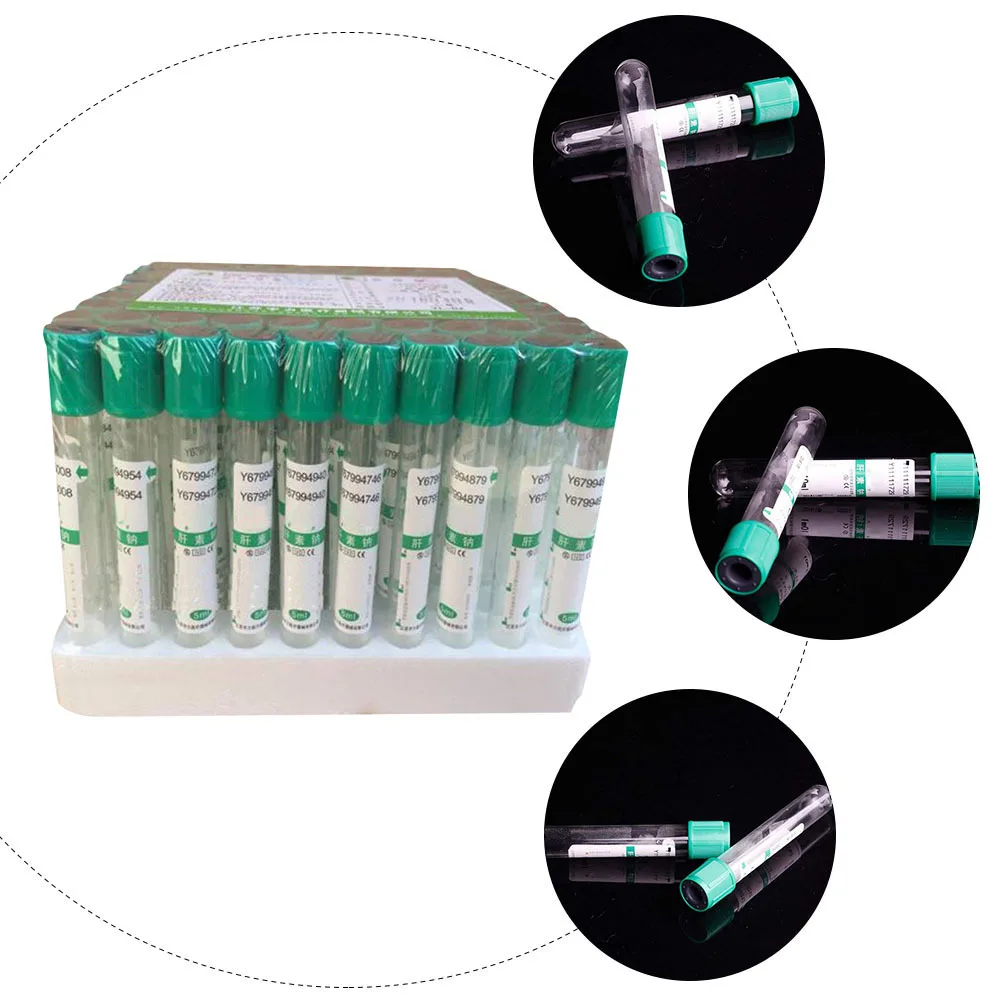 100 قطعة مختبر أنابيب الصوديوم الزجاجية جمع الدم الطرد المركزي أنابيب الاختبار فراغ ختم أنبوب الصوديوم أنبوب جمع الدم #5