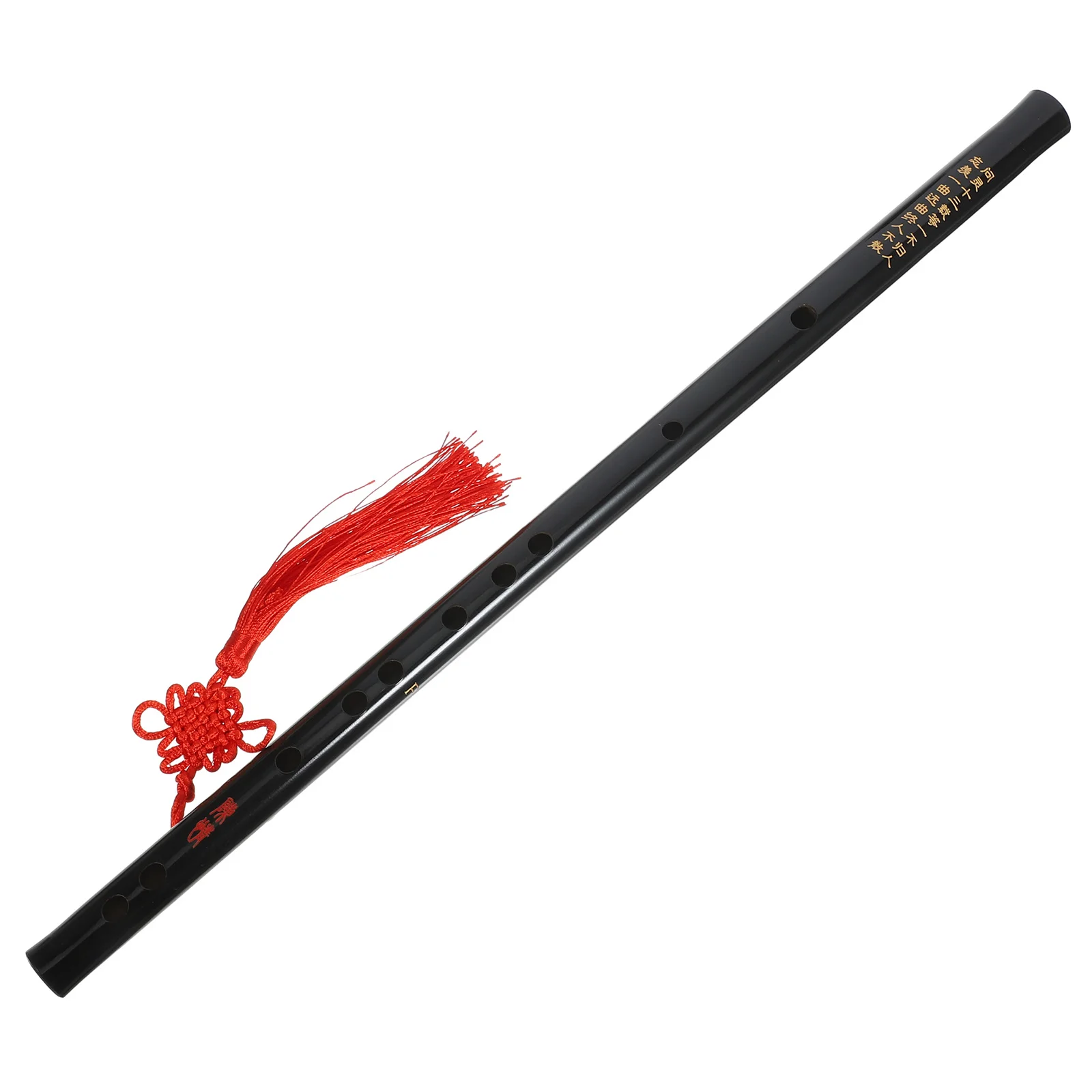 

Black Bamboo Flute Chinese Traditional Instrument For Beginners Smooth Lightweight Professional Tuning Practice Transverse