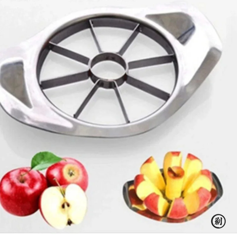 Kitchen Gadgets Stainless Steel Comfort Handle Divider Apple Cutter Vegetable Fruit Tools Household Fruit Divider Separator