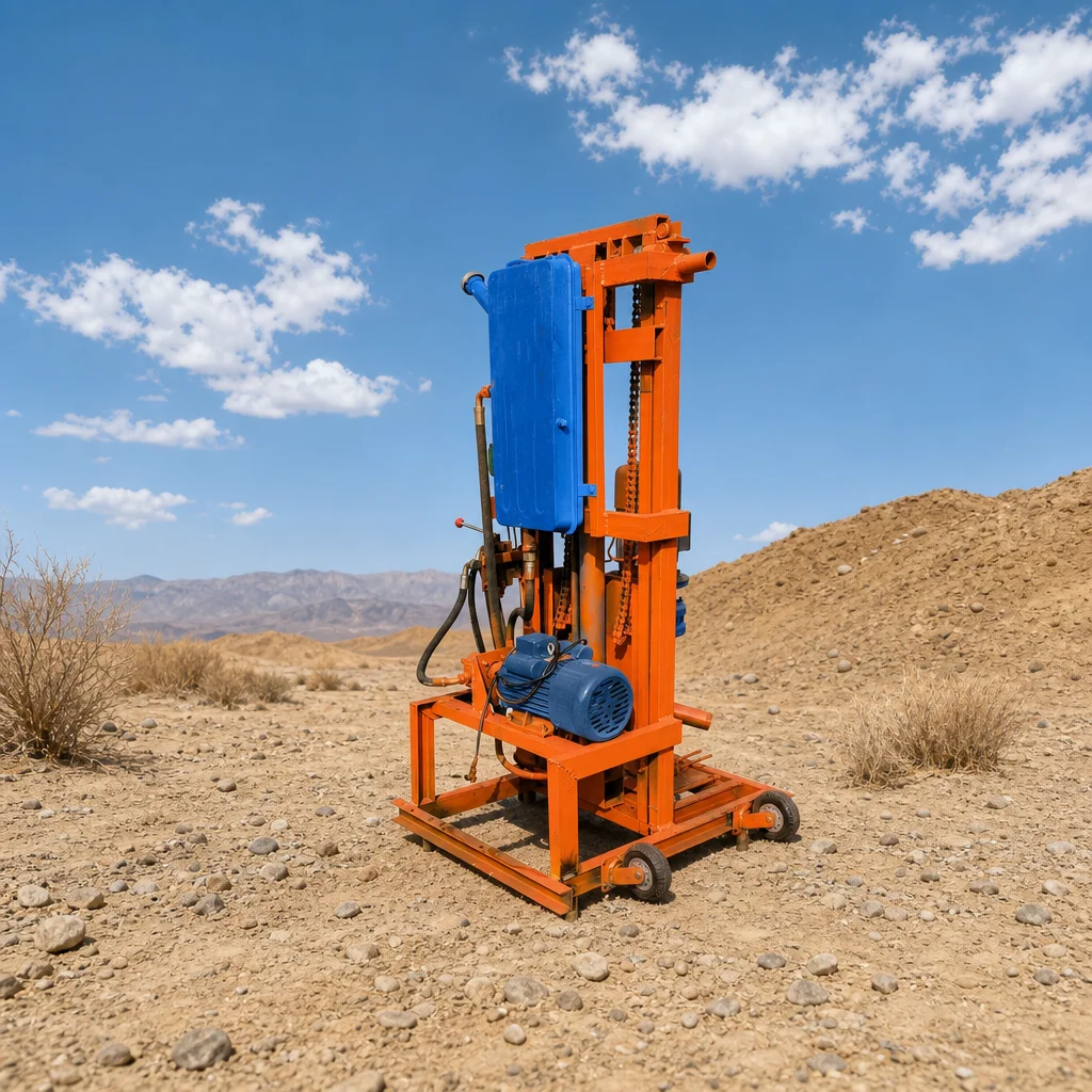 Customized Home Use Type Hydraulic System Labour Saving Water Well Drilling Rig 100m Drilling Depth for Livestock Water Supply
