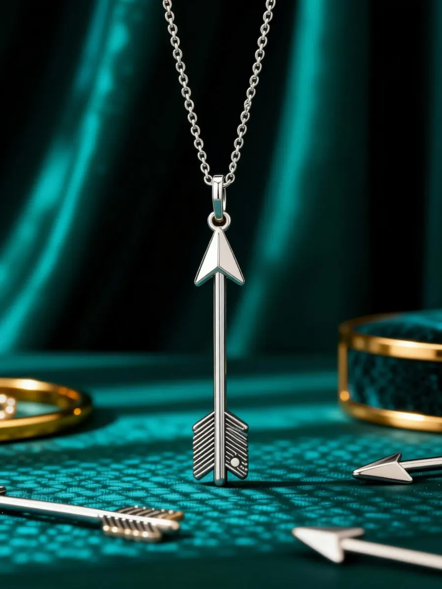 20pcs Arrow Pendant Charms for DIY Jewelry Making – Necklace, Bracelet, Keychain & Scrapbooking Accessories