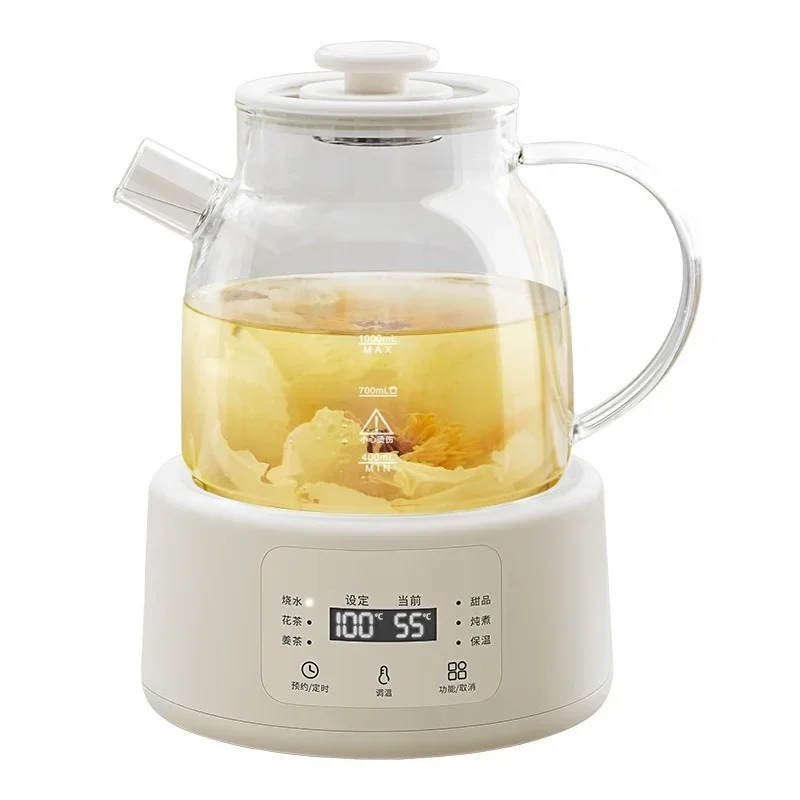 

Pure glass household multi-functional small office tea maker