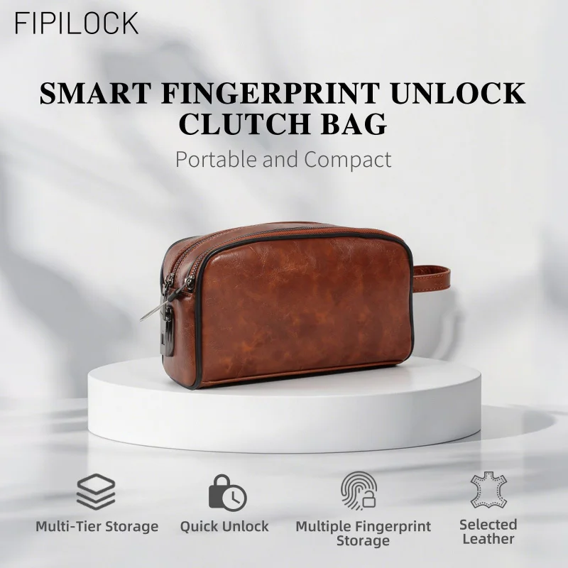 Fingerprint Pouch Fashion Storage Bag for iPhone Cable Waterproof Organize Bag for Power Bank Gadgets сумка - view 2