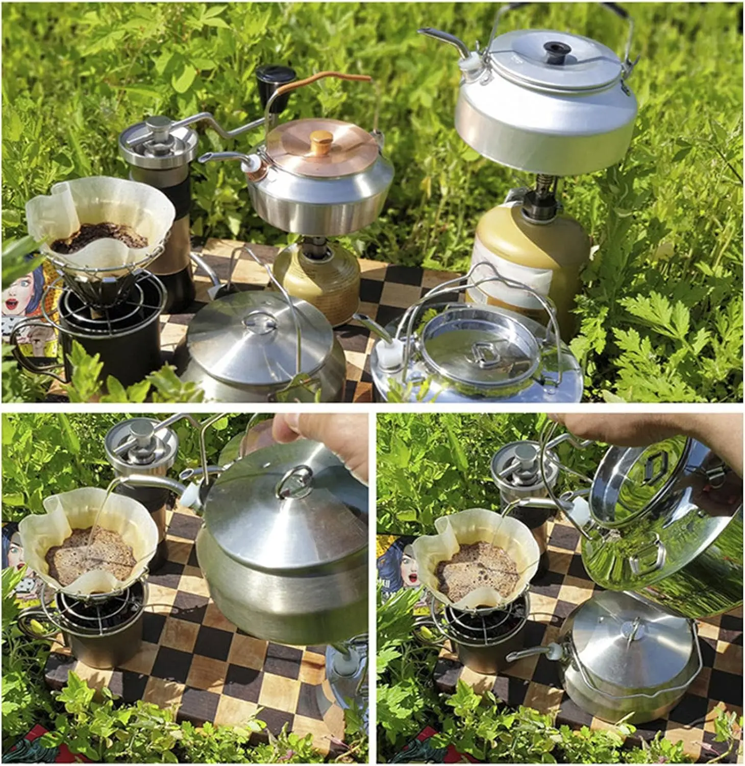 Удлиненный носик для чайника, удлиненный носик для чайника из нержавеющей стали с чистящей щеткой, удлинительная трубка для чайника, походный носик для чайника